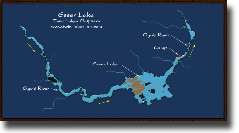 Esser Lake Map