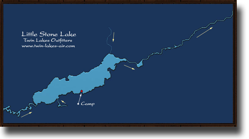Map of Little Stone Lake