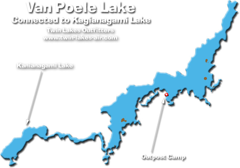 Map of Van Poele Lake